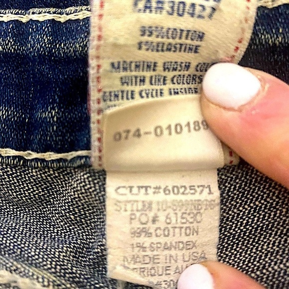 True Religion Womens Disco Julie Big T Jeans - Picture 11 of 13